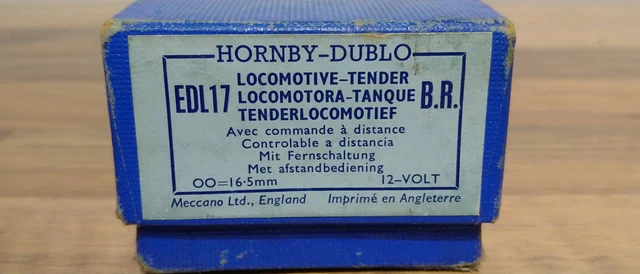 Hornby Dublo 3-Rail Edl17 'Gloss' Br 0-6-2 Tank Locomotive 69567 Boxed 2
