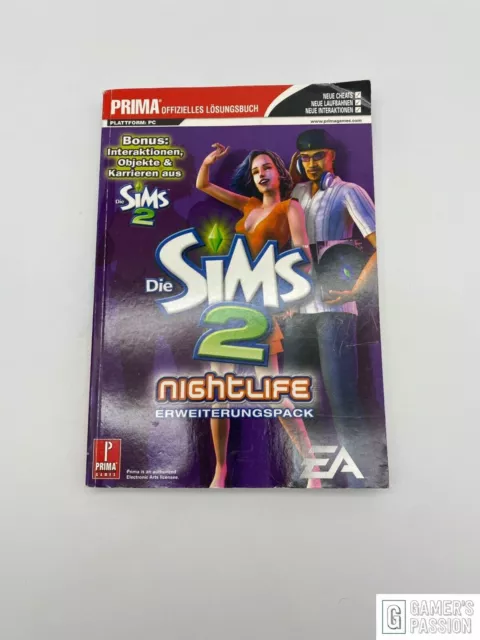 🔥Die Sims 2 Nightlife: Offizielles Lösungsbuch • Zustand gut • gebraucht • PC🔥