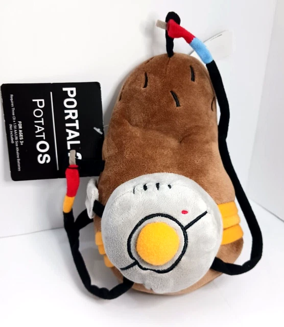 Think Geek Portal 2 PotatOS GLaDOS Light Up Talking Plush Works NEW Rare