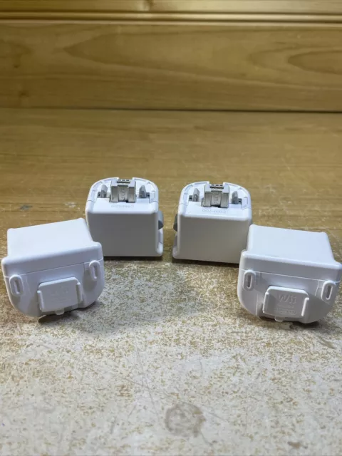 4 Nintendo Wii Official OEM Motion Plus Adapters Remote Attachment RVL-026 Lot