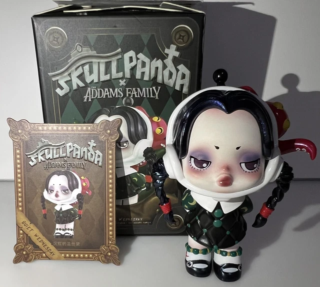 POP MART x SKULLPANDA -Quiet Wednesday- Addams Family Blind Box Mini Figure Toy