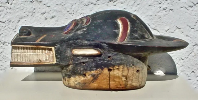 Baule Bo Nun Amuin Helmet Mask Ivory Coast