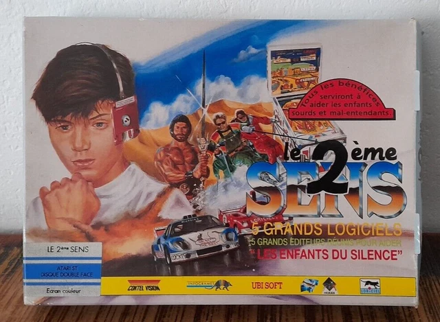 Compilation De Jeux Atari ST - Super Wonder Boy, Turbo Outrun, Crack Down, Thunder Blade