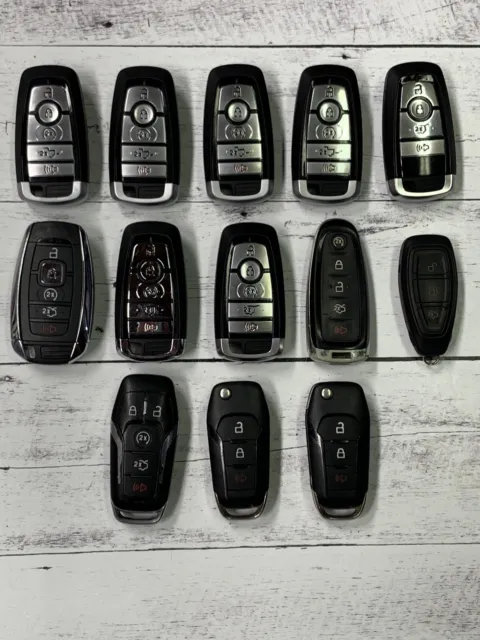 Locksmith Lot Of 13 Ford Lincoln Remote Key Fob Oem Tested!