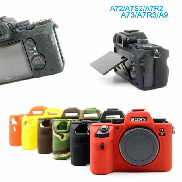 Soft Silicone Camera Bag Case Skin Cover For SONY A9 A7R3 A7III A72 A7S2 A7R2