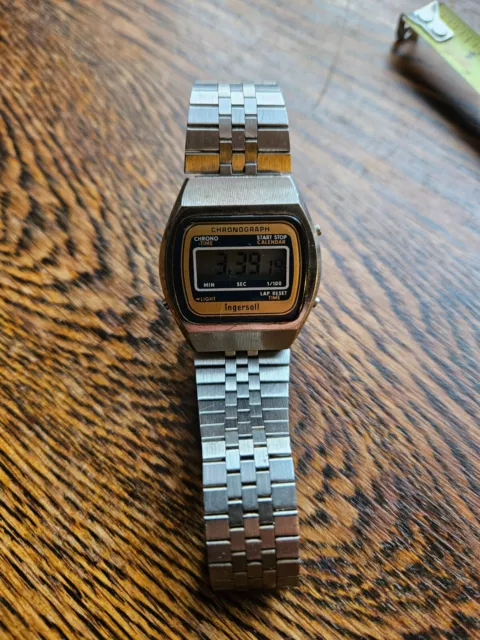 VINTAGE INGERSOLL DIGITAL watch 12.99 PicClick UK