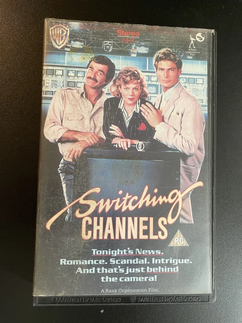 SWITCHING CHANNELS VHS 1988 Big Box Kathleen Turner, Burt Reynolds ...