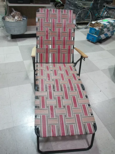 Folding web sales chaise lounge chair