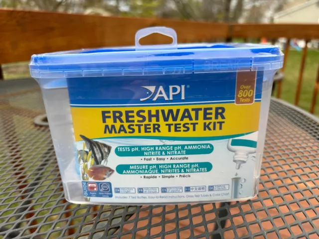 API Freshwater Master Test Kit 800+ Fresh Water Tests pH Ammonia Nitrate Nitrite