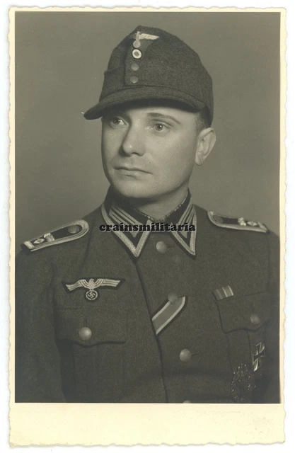 ORIG. FOTO AK Portrait Heer Feldwebel in SANKT WENDEL Saar EUR 7,99 ...