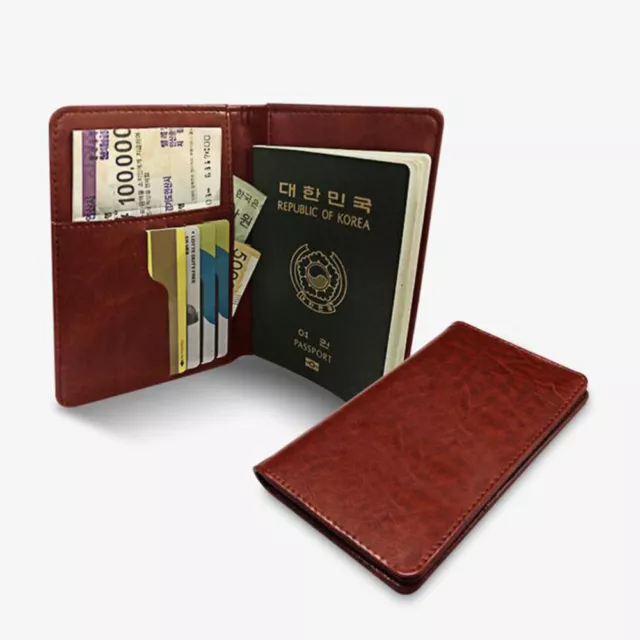 PASSPORT WALLET SLIM Wallets for Men Pouch Holder Pu $8.45 - PicClick