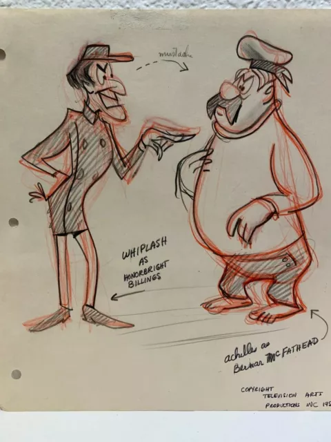 Crusader Rabbit "Whiplash & Achilles" (Alexander Anderson & Jay Ward) Original