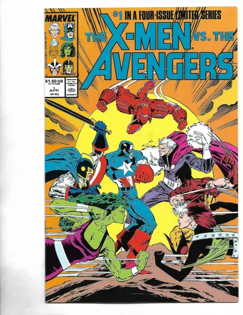 X-Men vs Avengers #1, 1987, 9.4, NM, Stan Lee era classic, copper age