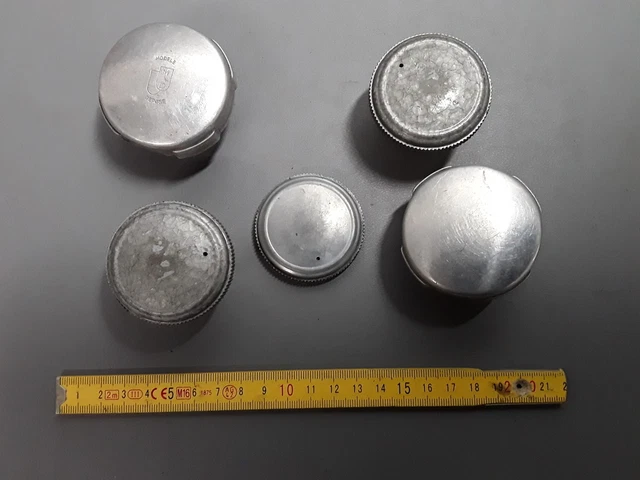 Lot De 4 Anciens Boulons Acier Algi - 7x15 - Pour Mobylette Vintage