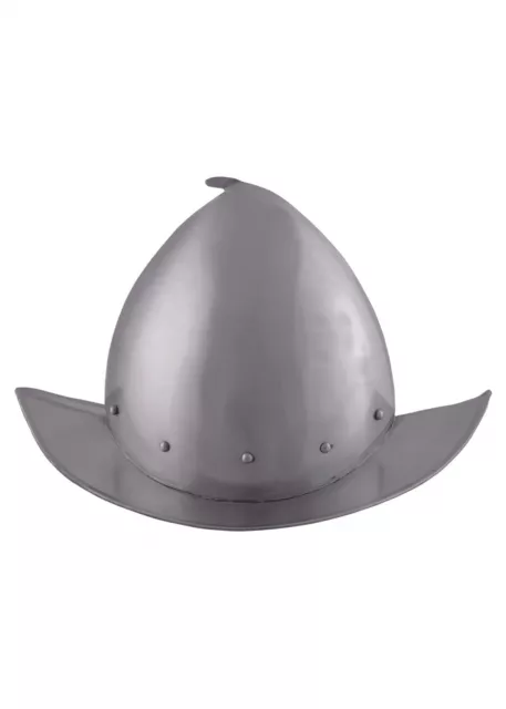 Battle-Merchant Spitzer Morion Helm 1,3 mm Stahl Landsknecht Mittelalter LARP 2