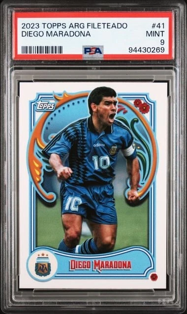 2023 TOPPS ARGENTINA Fileteado Diego Maradona #41 World Cup