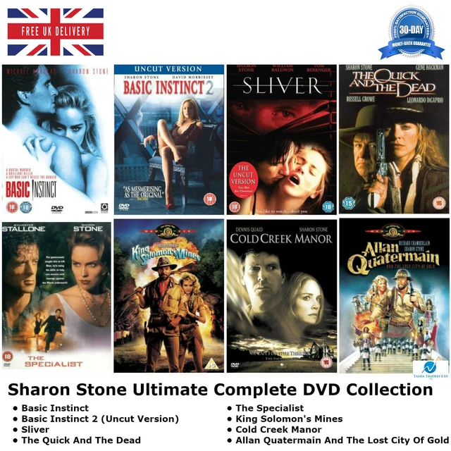 SHARON STONE ULTIMATE Collection Basic Instinct, Sliver...Sealed UK ...