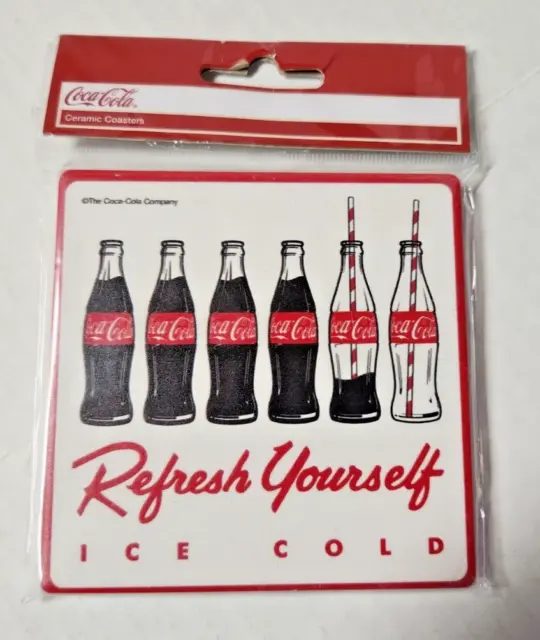 Coca Cola Ceramic Coaster New