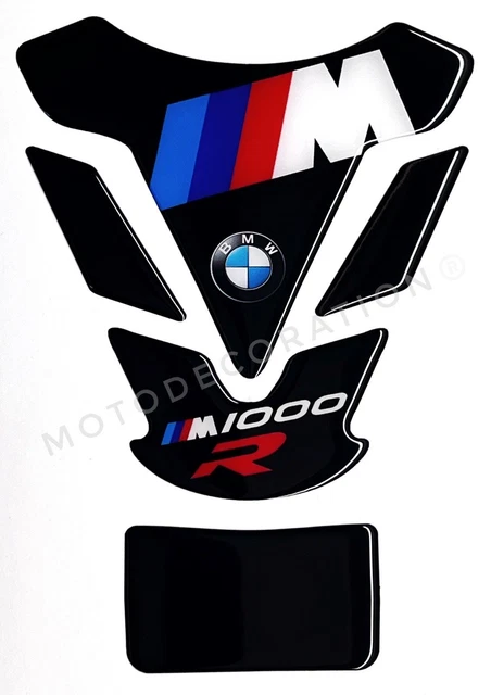Adesivo Serbatoio 3D Resina Per BMW M 1000 XR 2024 - Effetto Light White - Foto 12