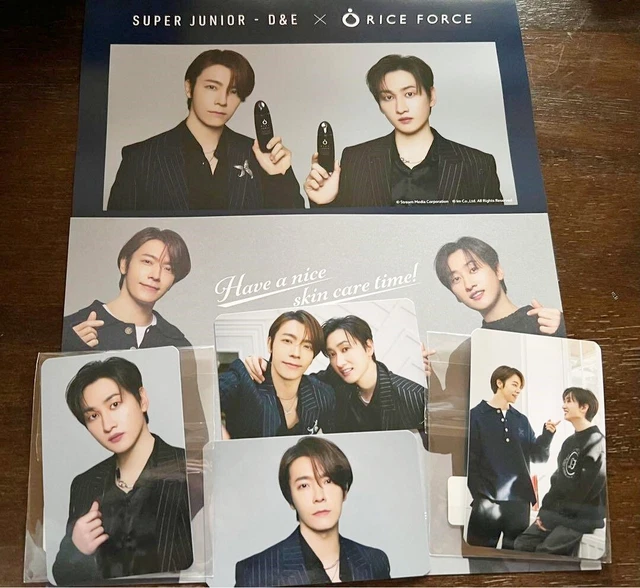 Rice Force SUPER JUNIOR D & E EUNHYUK DONGHAE Photo Card Set of 4 With Postcard