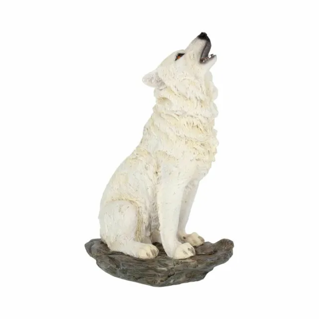 STORMS CRY 20cm Wolf Ornament Figurine Statue Snow Wolves Nemesis Now
