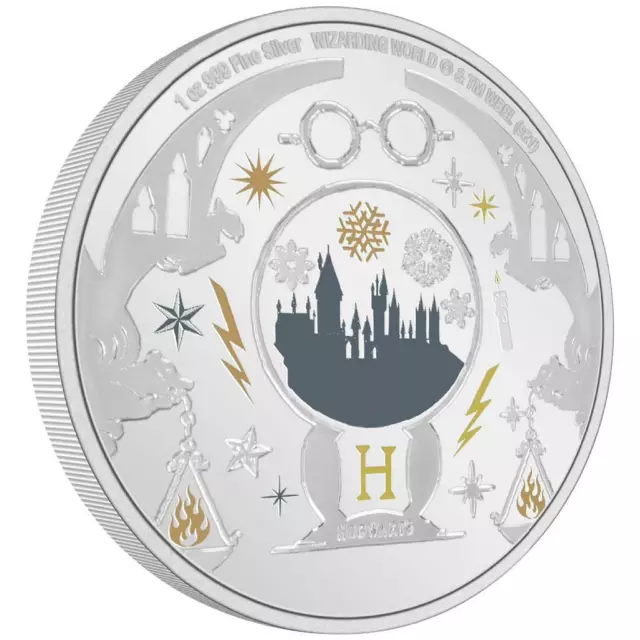 Silbermünze Harry Potter™ Season's Greetings 2021 - Niue - 1 Oz PP