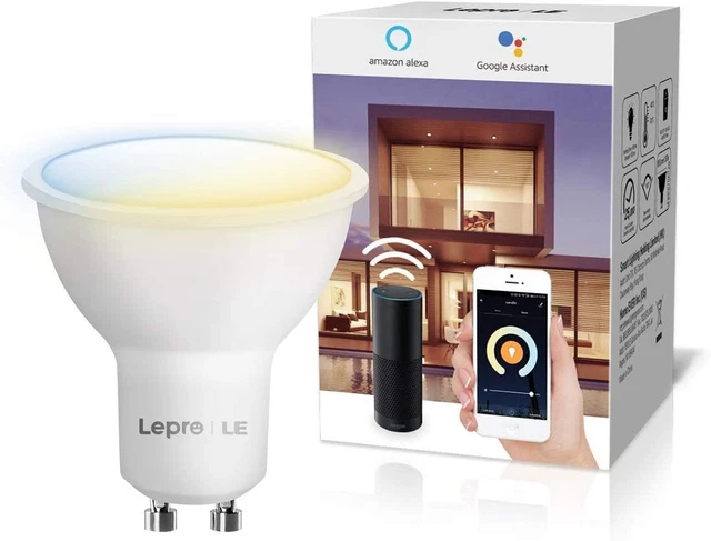 Lepro 4.5W Smart GU10 LED Lampen, Warmweiß und Kaltweiß, Dimmbar LED L