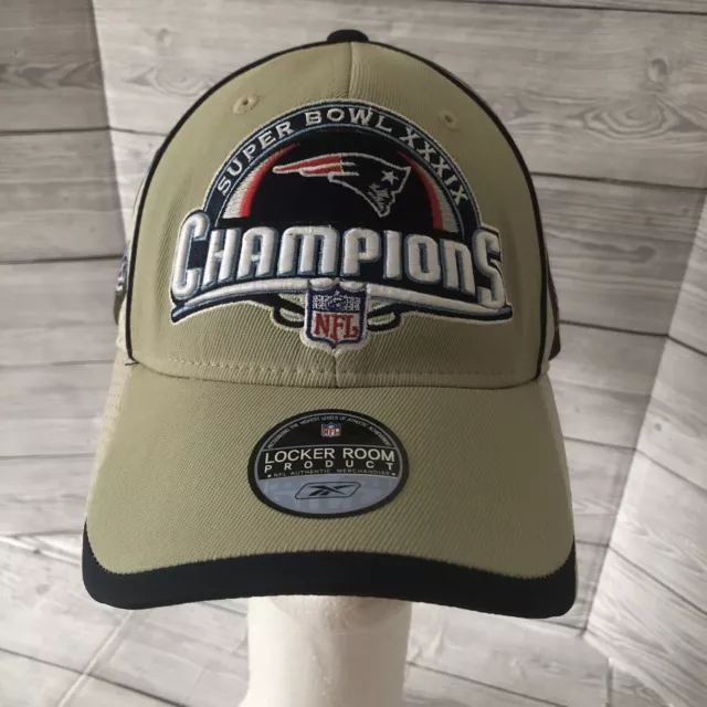 New England Patriots cap hat Super Bowl XXXIX 39 Champions Reebok NFL New Tags