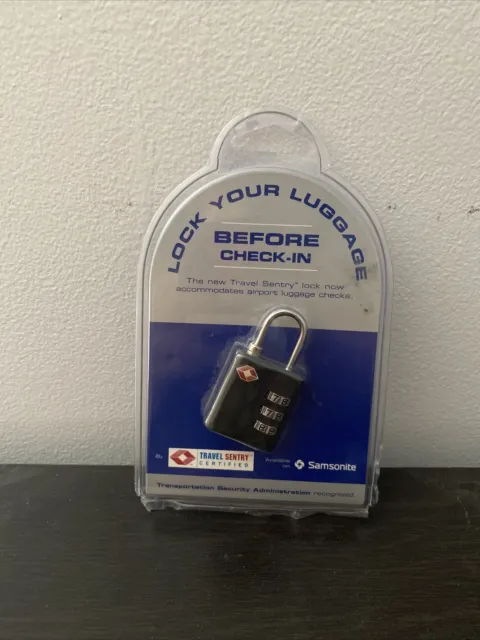 Samsonite Travel Sentry 3-Dial TSA Combination Lock Travel Luggage Lock