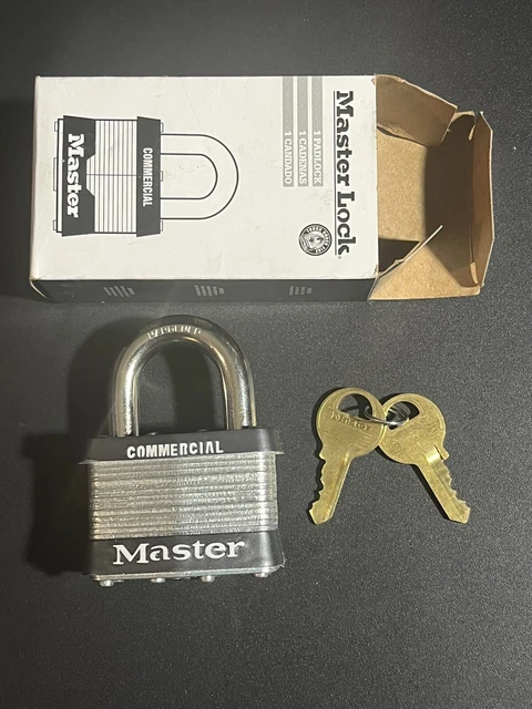 Master Lock 5KA Padlock, Keyed Alike, Laminated Steel, Key ID A1159