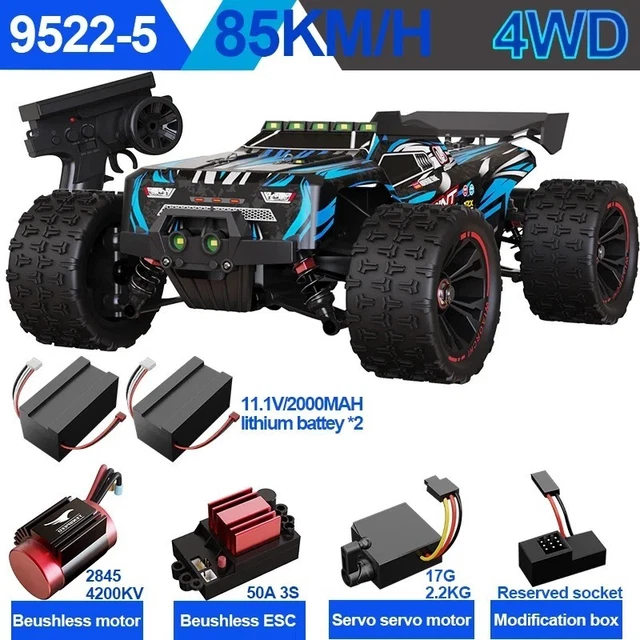 SCY9522PRO 85KM/H HIGH Speed RC Car brushed 4WD Off-Road Drift Remote ...