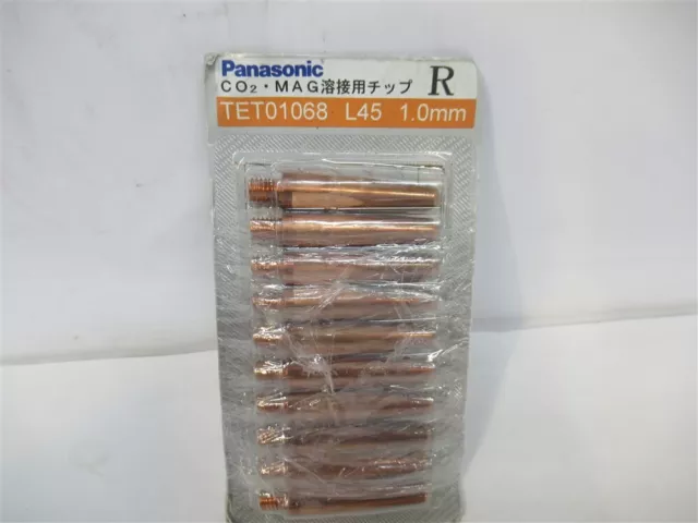 Panasonic TET01068 , 1.0mm R Type Contact Welding Tip , 45mm L (PK 10)