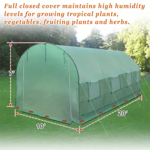 Portable 5 size Hot Green House Large Walk In Outdoor Plant Gardening Greenhouse