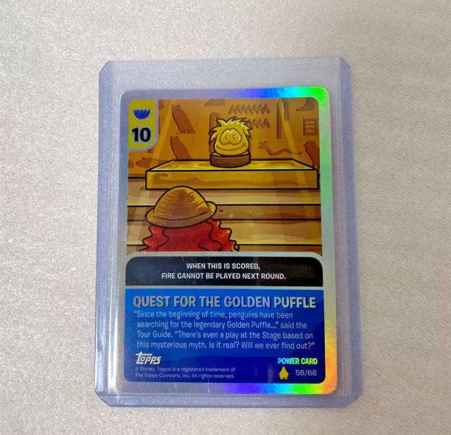 Topps Disney CLUB PENGUIN Power Card Jitsu Card # 9 Penguin Band 49/68