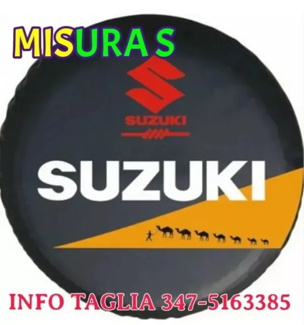 Copri Ruota di Scorta SUZUKI Jimny Grand Vitara XL-7 Sidekick Santana SAMURAI SJ