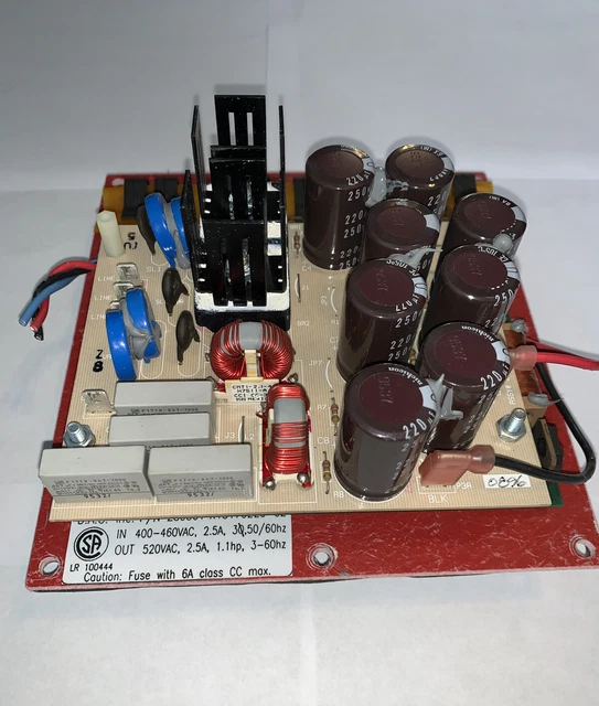 Trane Control Panel Board X13170220-02 In 400-460VAC Out 520VAC LR 100444 2