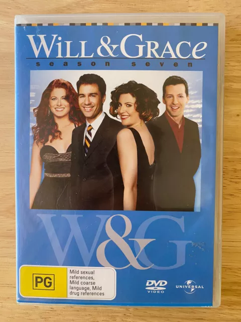 Will & Grace Series 2 DVD Complete Seventh Season 7 - REGION 4 AUSTRALIA