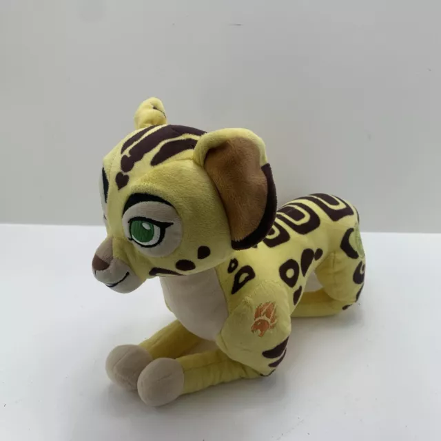 DISNEY Store The Lion King Guard FULI Cheetah Plush 12" Stuffed Animal Yellow