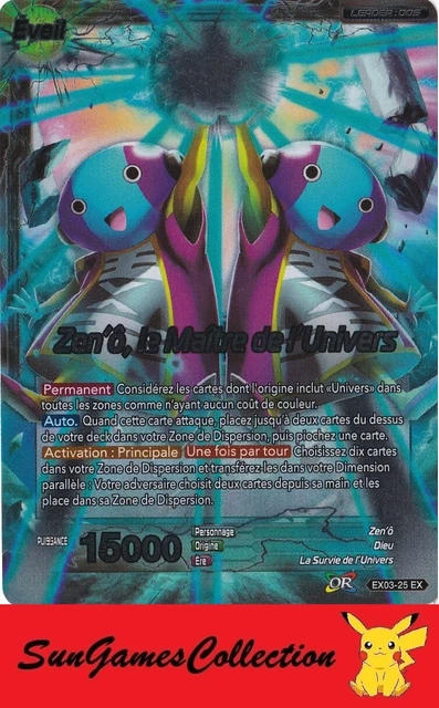 CARTE DRAGON BALL Z Serie Part 1 n° 87 card DBZ Bleu Panini Blue Goku