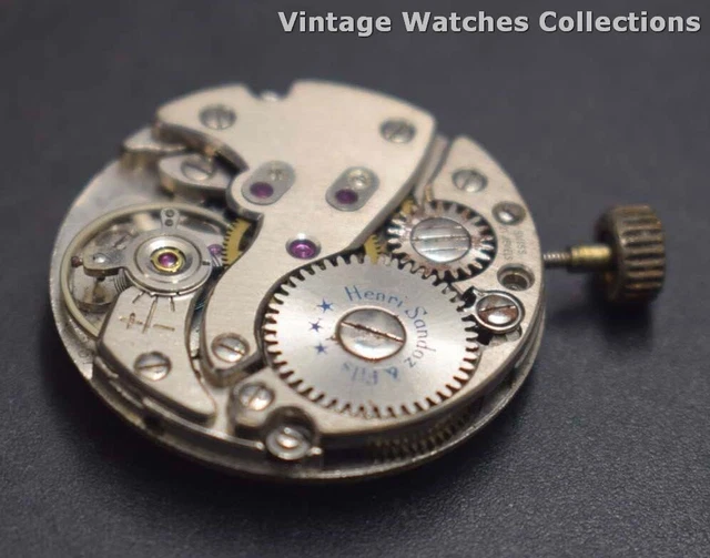 FHF 67 WINDING NON Working Watch Movement For Parts And repair O