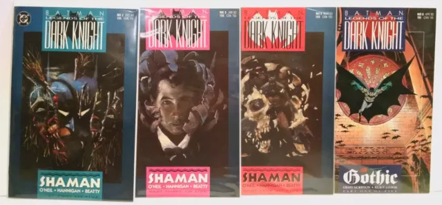 Batman Legends of the Dark Knight Comics Lot (4) - Vintage 1989 1990 DC