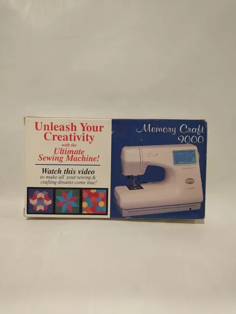 Janome Memory Craft 9000 owners instructional video tape vhs Vcr Manual