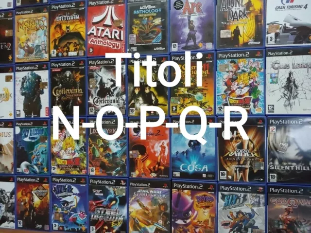 Videogiochi Parte 4 di 6 ( N-O-P-Q-R ) per Ps2 Playstation 2