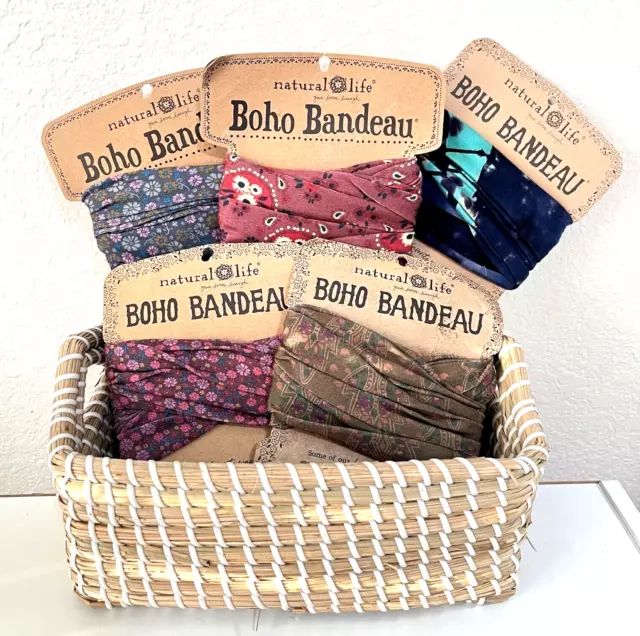 BOHO BANDEAU NATURAL LIFE * Full  & Half Unisex VARIETY  Hippy Beach Headbands