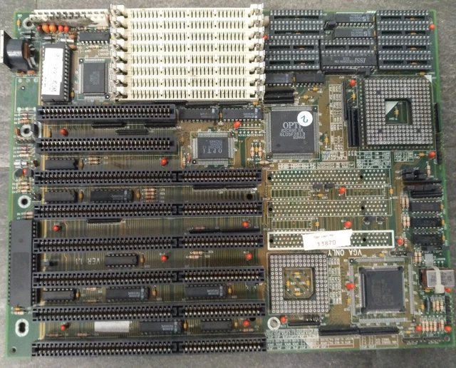Mainboard 386/486 mit Opti-Chipsatz