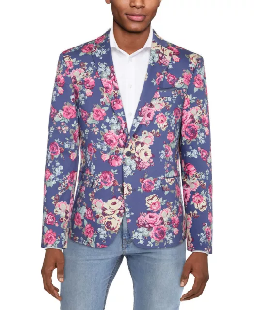 Bar III Men's Slim-Fit Floral Suit Separate Jacket