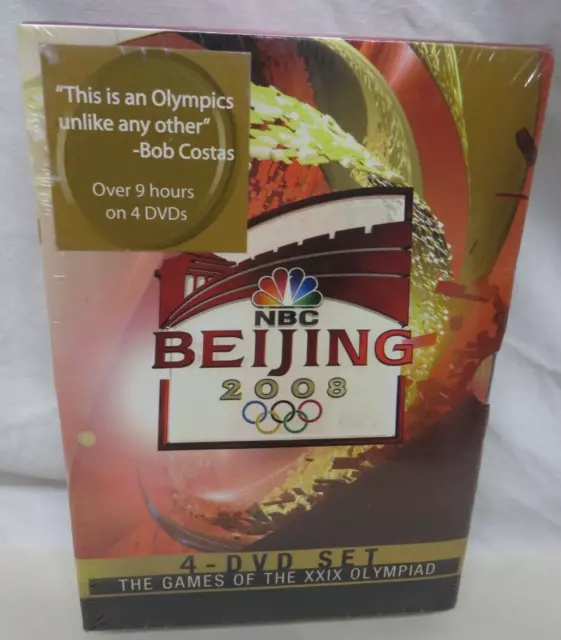 2008 NBC Beijing Olympics 4-DVD Collection Set Factory Sealed Brand New