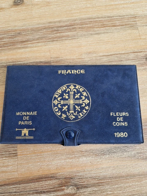 Coffret Monnaie De Paris 1980 Pièces Fleurs De Coins FDC France