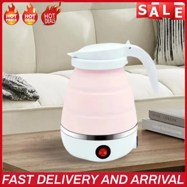 Silicone Boil Water Pot 600W Collapsible Water Kettle for Camping Hiking Picnic