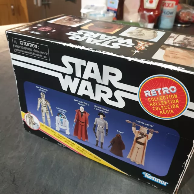 Kenner ANH Star Wars Retro Collection Wave 2 - 6 Figure Box Set 3.75 NEW Sealed!